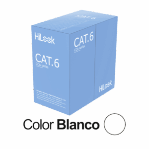 Cable de Red U/UTP Cat6 23AWG / Cumple ANSI/TIA-568.2-D / RoHS 2.0 / CPR Fca / Longitud 305 m / PVC Blanco / Resistencia a la Tracción y Compresión / Operación -20°C a 70°C