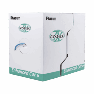 Bobina de Cable UTP 305 m. de Cobre, TX6000™ PanNet, Reelex, Azul, Categoría 6 Mejorado (23 AWG), PVC (CM), de 4 pares