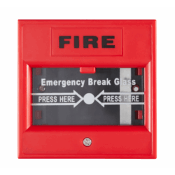 Botón de Salida de Emergencia / Color Rojo con Leyenda "FIRE" / Interior / NO / NC