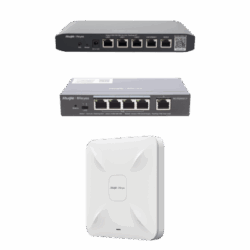Equipos Ruijie DEMO Ideal para Probar Integraciones de Redes y WiFi 5 con CCTV
