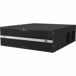 NVR 12 Megapixel (8K) / 256 canales IP / 16 Bahías de Disco Duro / 4 Puertos de Red / Soporta RAID con Hot Swap / NVR de Alto Desempeño