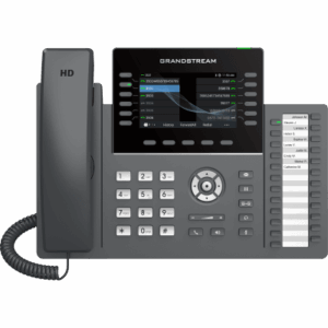 TELÉFONO IP PROFESIONAL DE 12 LÍNEAS / 24 TECLAS DE EXTENSIÓN PROGRAMABLES / WI-FI 6 / POE INTEGRADO / PANTALLA LCD 4.3 PULGADAS / SEGURIDAD DE NIVEL EMPRESARIAL / BLUETOOTH INTEGRADO / COMPATIBLE CON GDMS / AUDIO HD CON NOISE-SHIELD