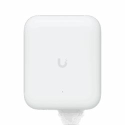 Access Point UniFi WiFi U7 Outdoor WiFi 7 802.11be Doble Banda, MU-MIMO 2x2 en Cada Banda, Puerto de 2.5 GbE, Antena Sectorial Integrada de 90° en 2.4 GHz y 45° en 5 GHz, Conectores para Antenas Omnidireccionales (incluidas), No Incluye Inyector P