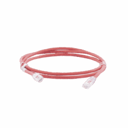 Cable de parcheo UTP Categoría 6, con plug modular en cada extremo - 2 m. - Rojo