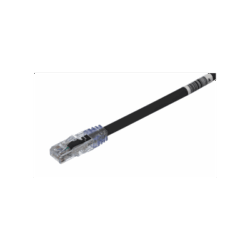 Cable de Parcheo UTP, Cat6A, 24 AWG, CM, Color Negro, 1 ft