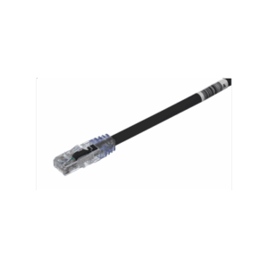 Cable de Parcheo UTP, Cat6A, 24 AWG, CM, Color Negro, 1 ft