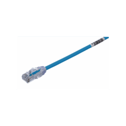 Cable de Parcheo UTP Cat6A, CM/LSZH, Diámetro Reducido (28AWG), Color Azul, 2 ft
